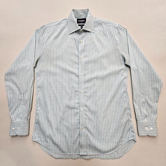 Bonobos Stretch Slim Fit Button Down M 15.5 - Picture 2 of 7